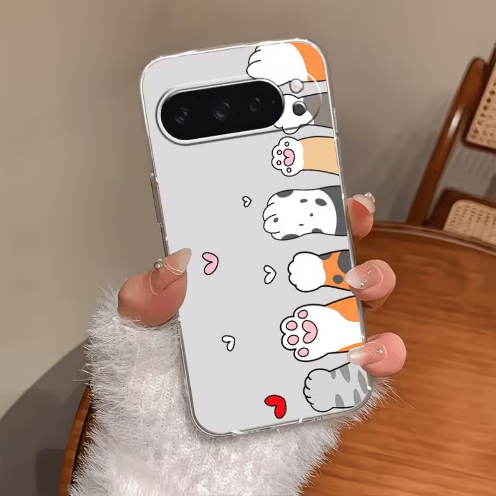 Phone Cases Google Pixel 7 - غطاء هاتف سيليكون شفاف بتصميم مخلب
