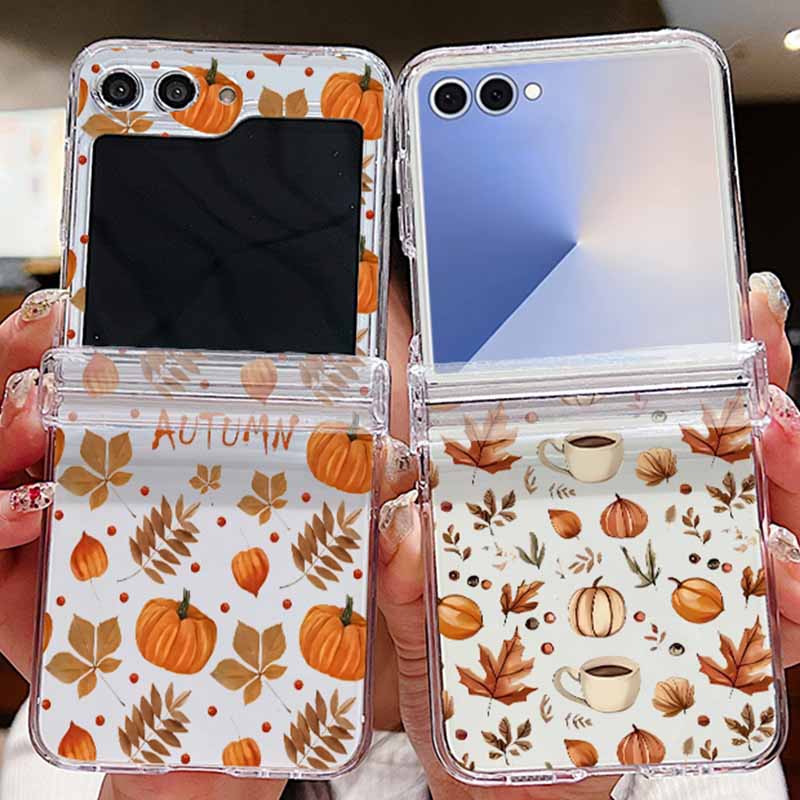 Phone Cases Z Fold 6 - الخريف مابل ليف نمط قضية الهاتف