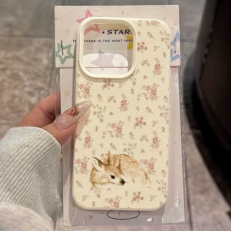 Phone Cases Mous - جراب هاتف ناعم بتصميم غزال لطيف