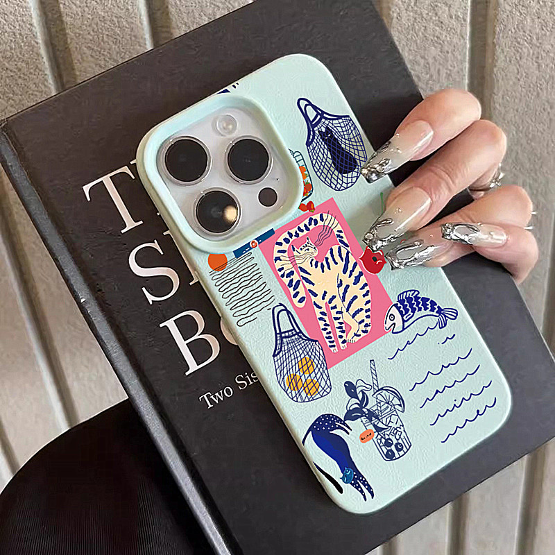 Phone Cases Mous - جرابات هاتف جديدة بتصميم قطة الكرز