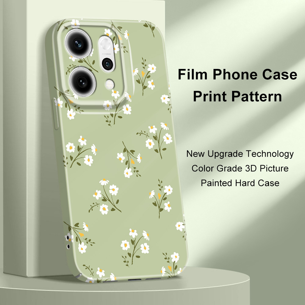Phone Cases Oppo - غطاء هاتف بزخارف زهور جميلة لهواتف