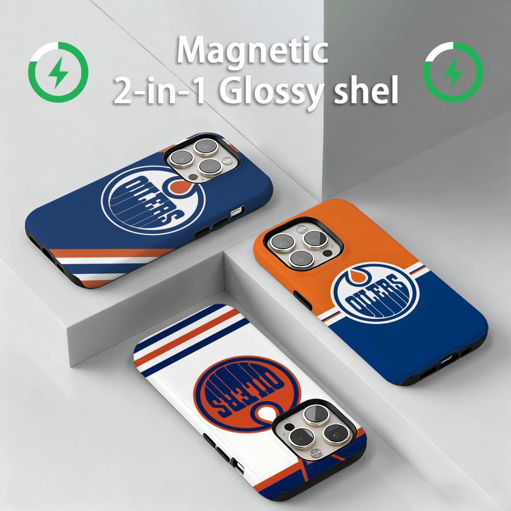 Phone Cases Edmonton - غطاء هاتف إدمونتون أو-أويلرز مغناطيسي 2