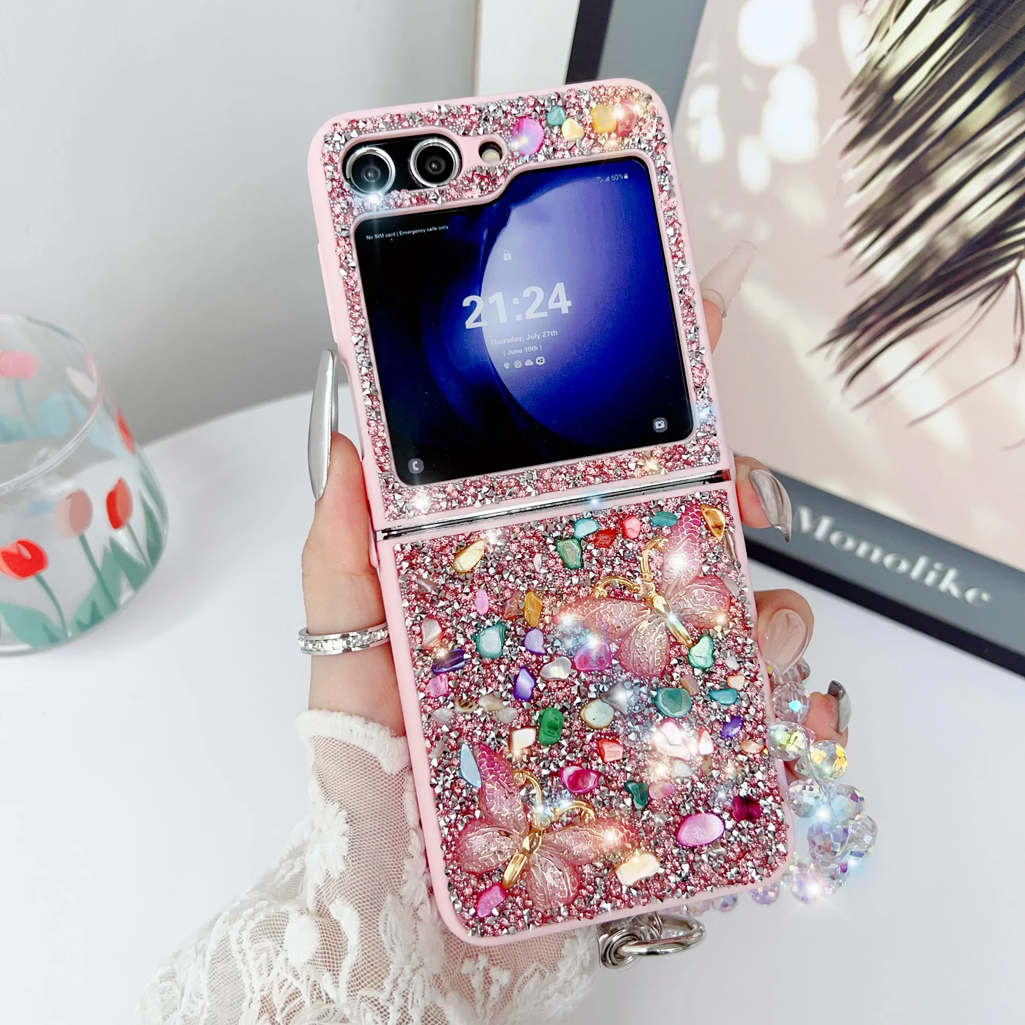 Phone Cases Cute - الفاخرة بريق قضية الهاتف لسامسونج غالاكسي