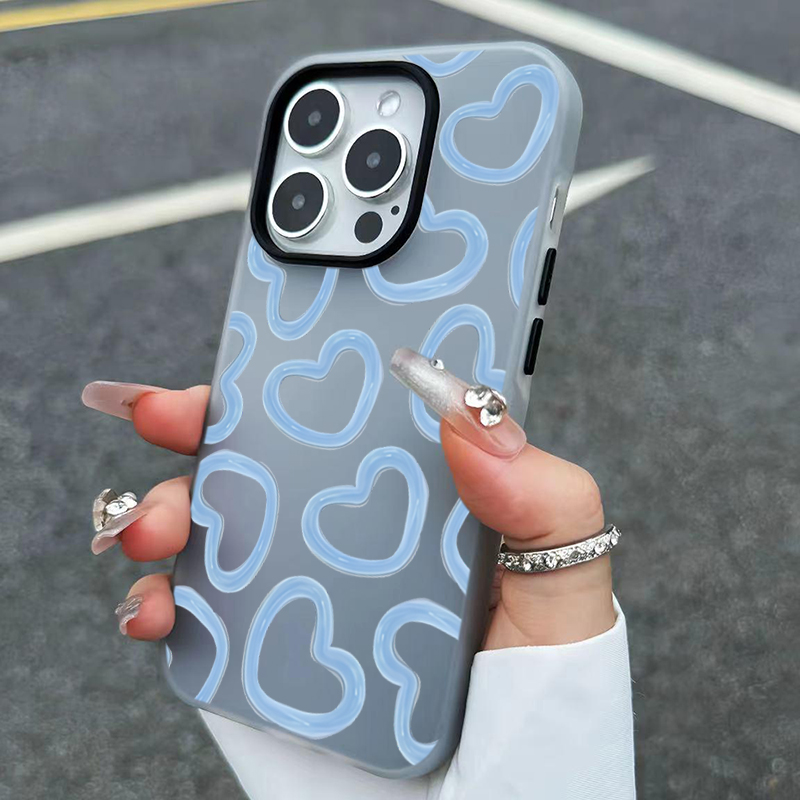 Phone Cases Mous - غطاء هاتف لطيف بنمط قلب مرسوم