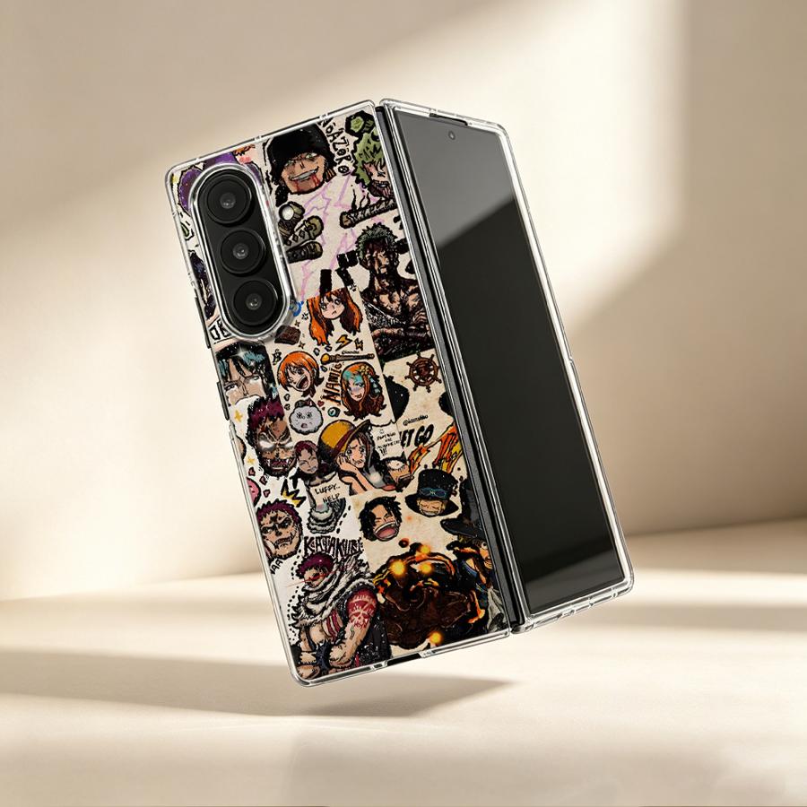Phone Cases Z Fold 6 - جراب شفاف ناعم لهاتف سامسونج جالاكسي