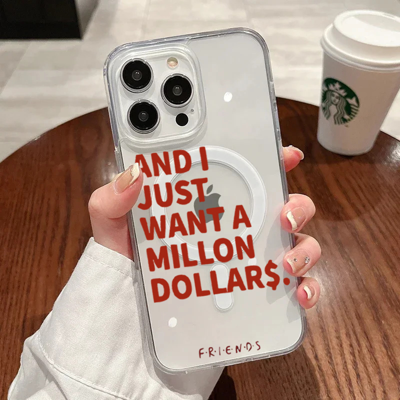 Phone Cases Mous - حافظة أنيقة بتصميم تجريدي مع اقتباسات