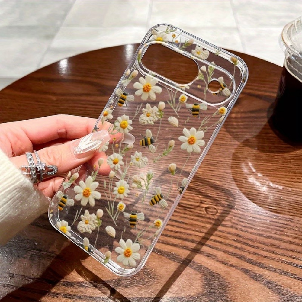 Phone Cases Google Pixel 7 - غطاء هاتف شفاف ناعم بنمط نحلة
