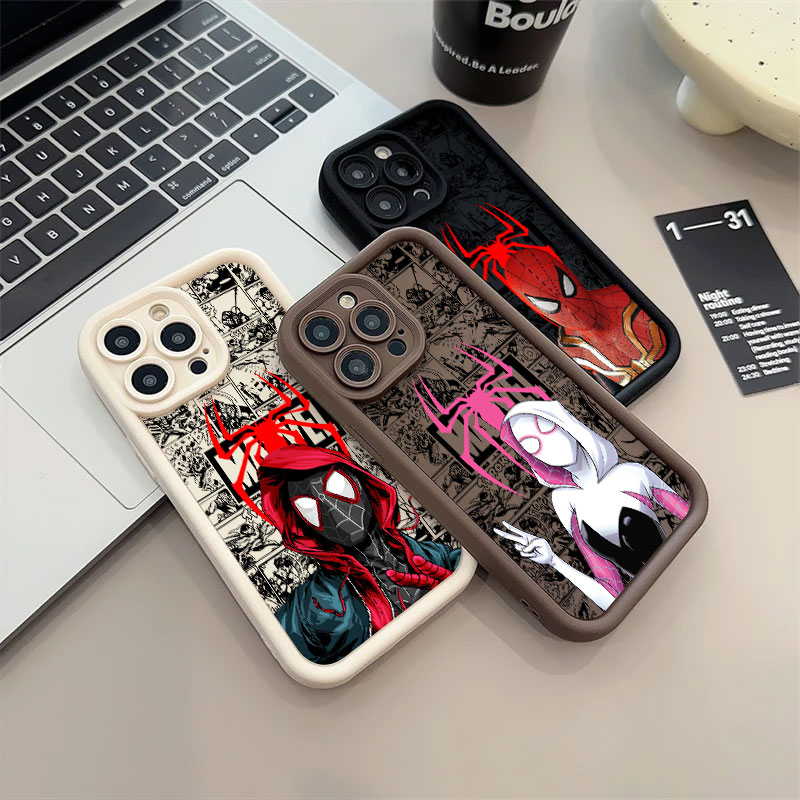 غطاء هاتف سبايدرمان مايلز مورا - مراجعة Phone Cases Apple وسعره