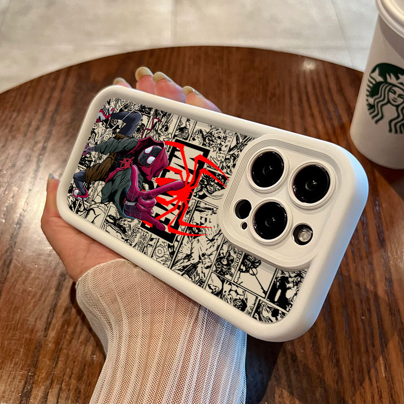غطاء هاتف سبايدرمان مايلز مورا - مراجعة Phone Cases Apple وسعره