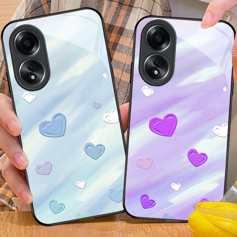 جراب هاتف زجاجي بتصميم فني بسي - مراجعة Phone Cases Oppo وسعره
