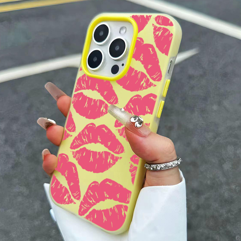 مثير فتاة الوردي الشفاه نمط تص - مراجعة Phone Cases Girls وسعره