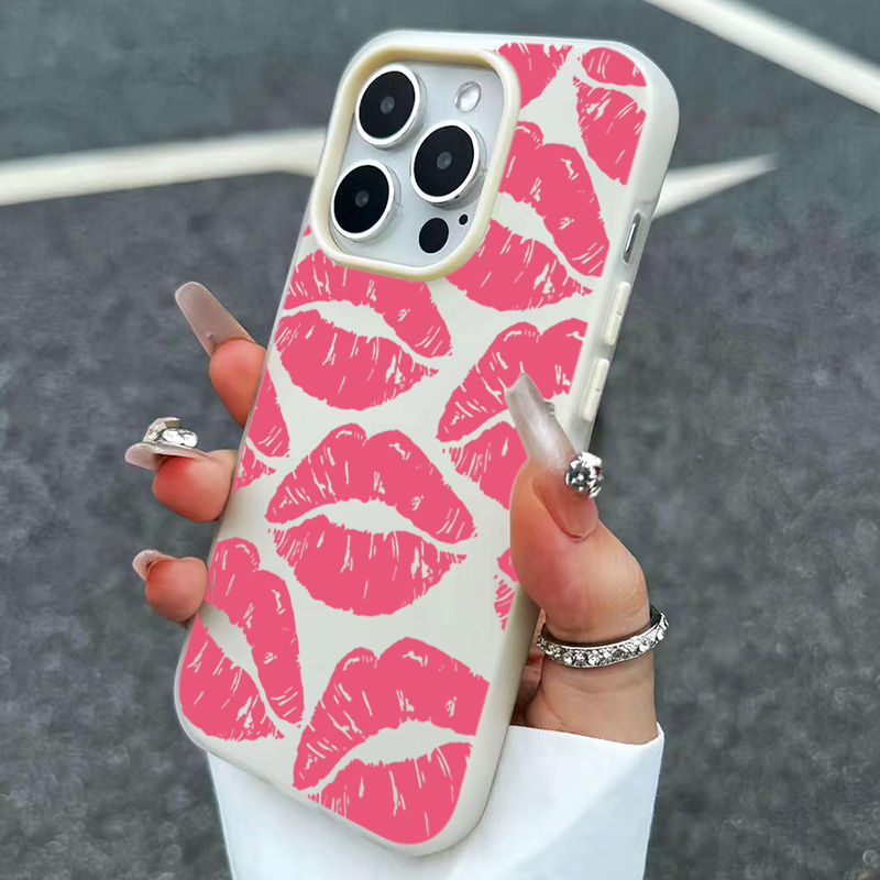 مثير فتاة الوردي الشفاه نمط تص - مراجعة Phone Cases Girls وسعره