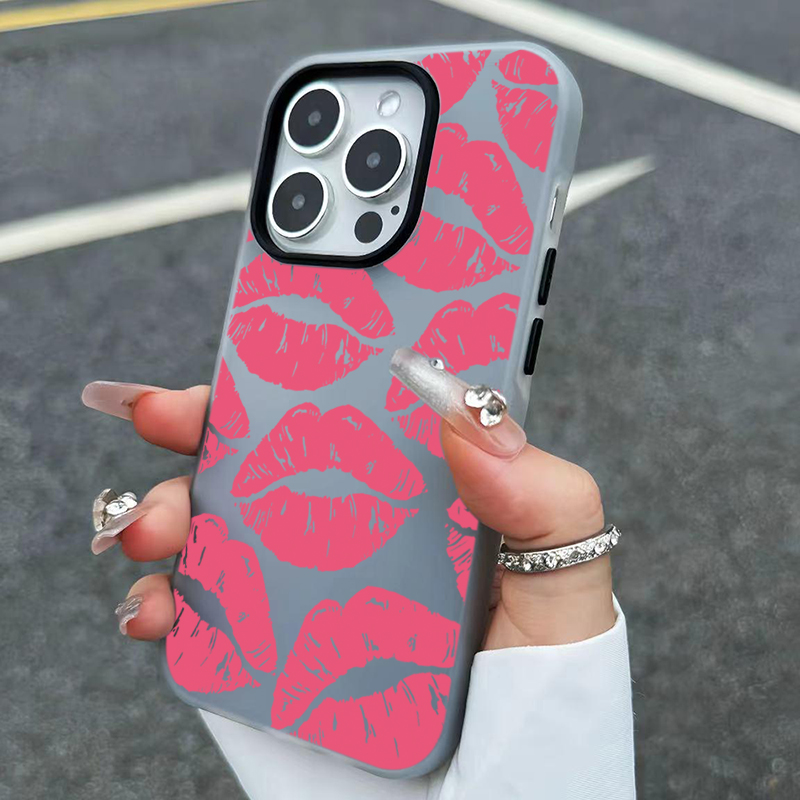 مثير فتاة الوردي الشفاه نمط تص - مراجعة Phone Cases Girls وسعره