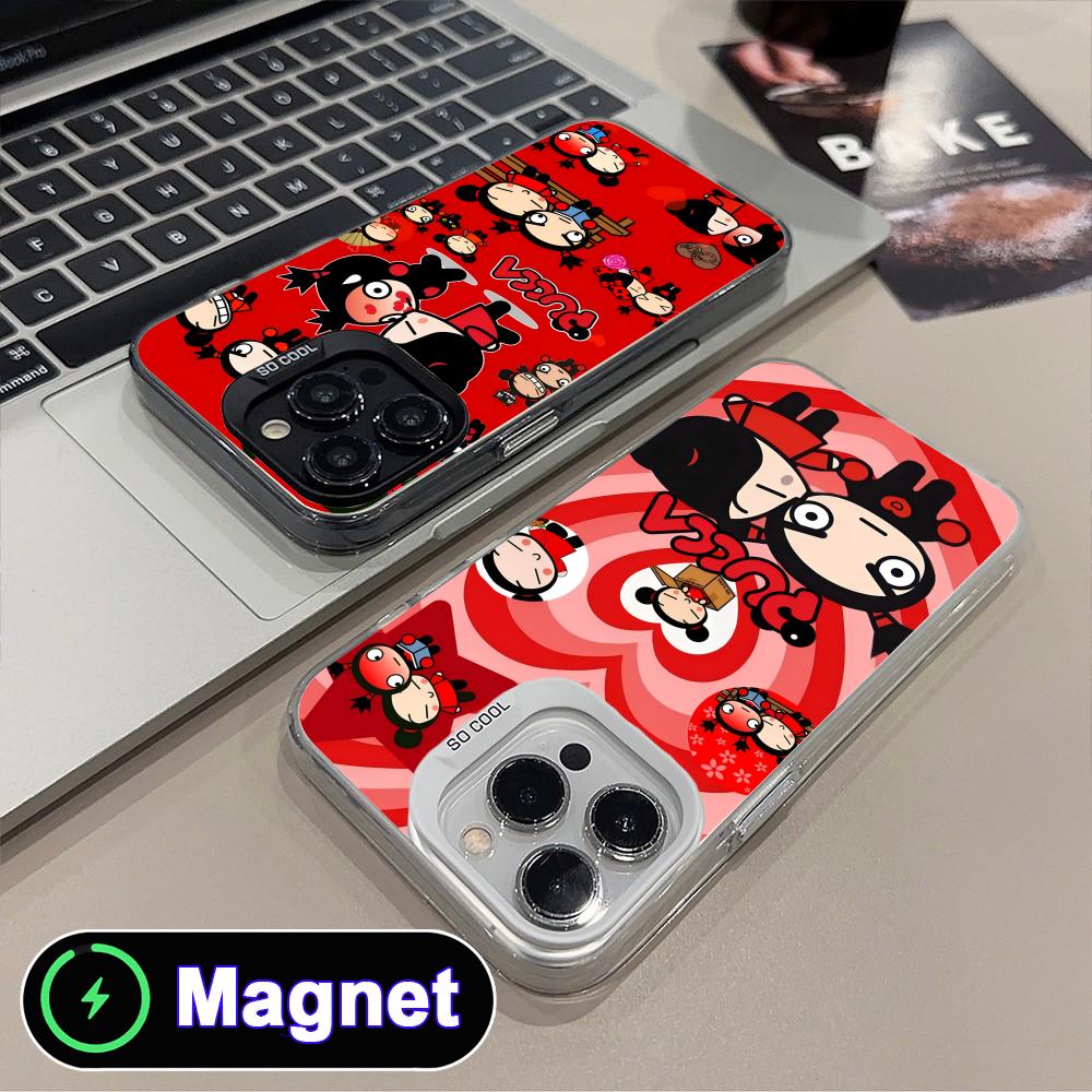 غطاء هاتف كرتوني P-Pucca لآيفو - مراجعة Phone Cases With Magnet وسعره