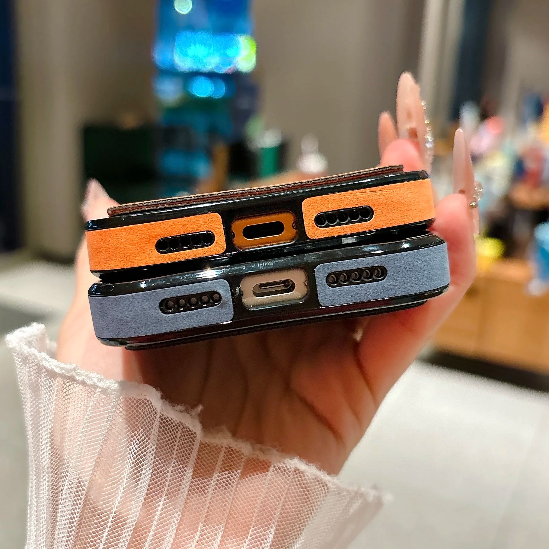 محفظة حامل بطاقة جلد الغزال جر - مراجعة Phone Cases With Magnet وسعره