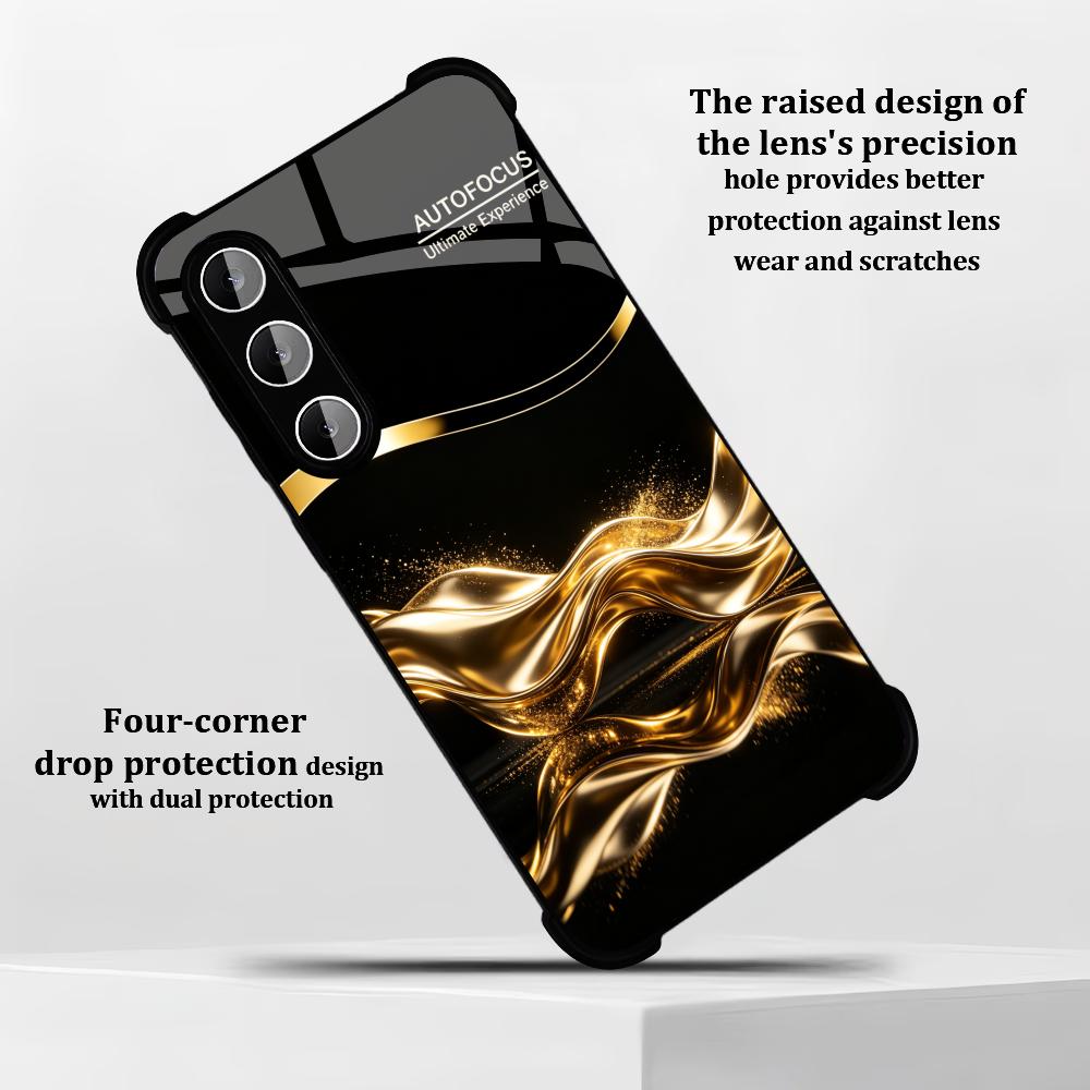 جراب هاتف فاخر ذهبي معدني للأع - مراجعة Phone Cases Quad Lock وسعره