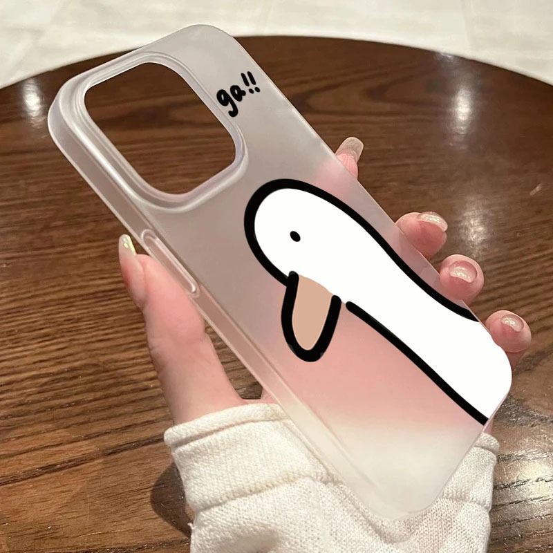 سوبر لطيف بطة الدجال ماتي شفاف - مراجعة Phone Cases Rugged وسعره