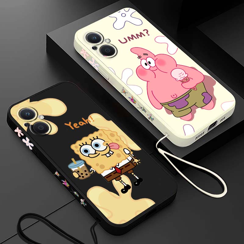 جراب هاتف سائل بتصميم سبونج بو - مراجعة Phone Cases Oppo وسعره