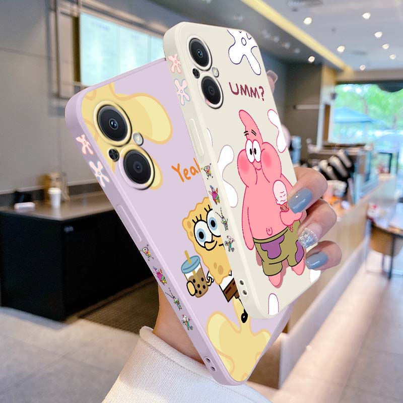 جراب هاتف سائل بتصميم سبونج بو - مراجعة Phone Cases Oppo وسعره