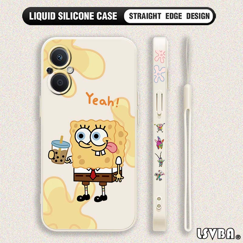 جراب هاتف سائل بتصميم سبونج بو - مراجعة Phone Cases Oppo وسعره