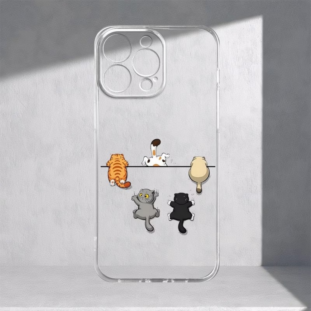غطاء هاتف بنمط خمسة قطط لطيفة  - مراجعة Phone Cases Mous وسعره