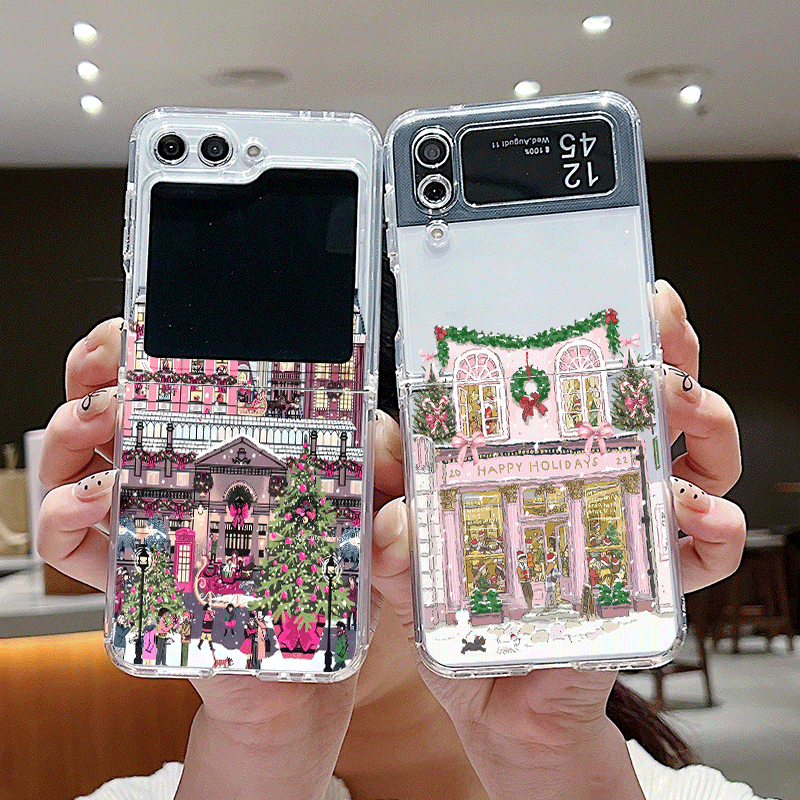 المبنى الريفية مشهد الثلوج عيد - مراجعة Phone Cases Z Fold 6 وسعره