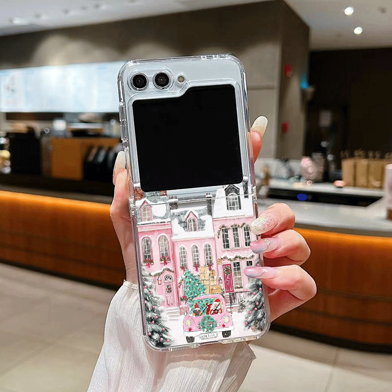 المبنى الريفية مشهد الثلوج عيد - مراجعة Phone Cases Z Fold 6 وسعره