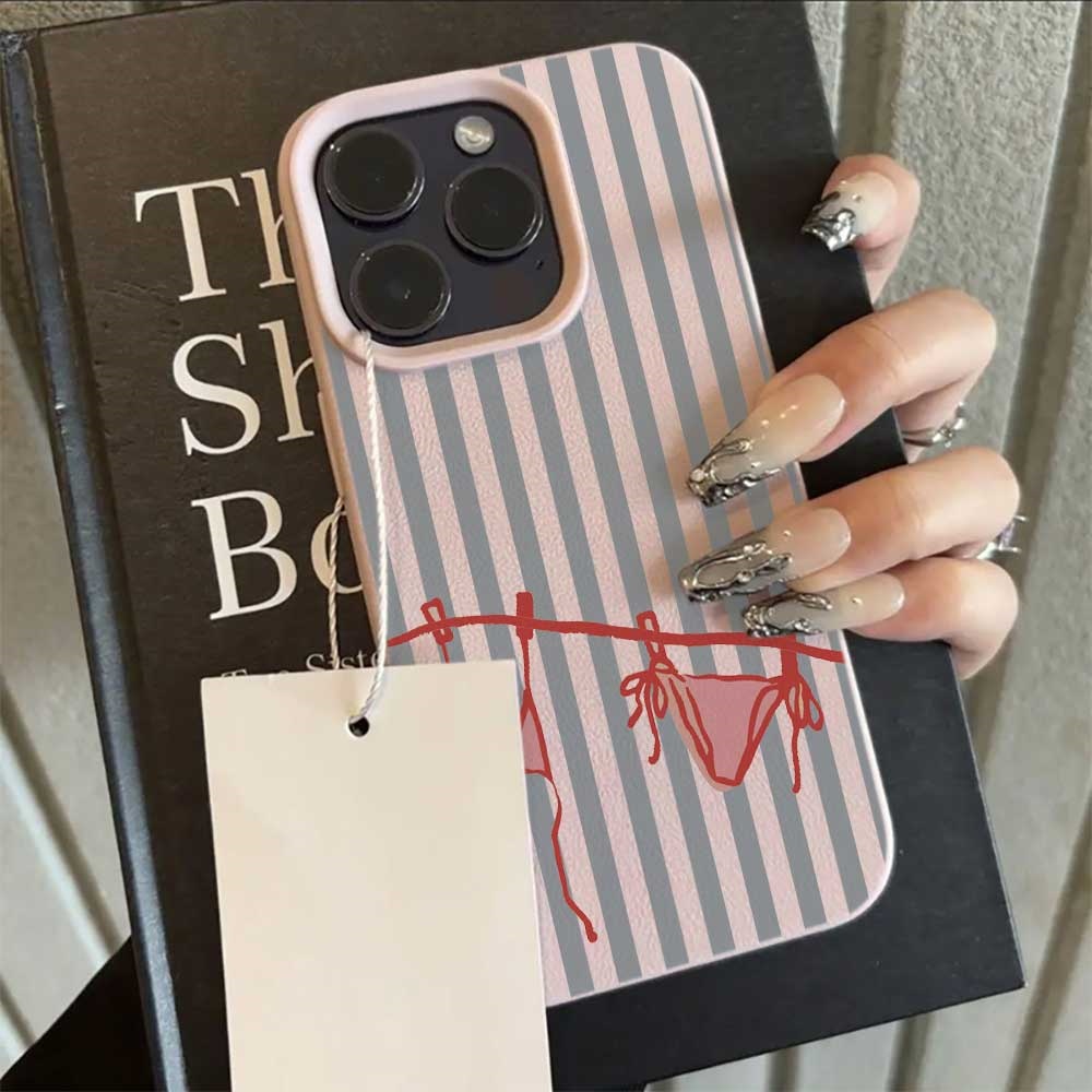 غطاء هاتف بتصميم بيكيني مخطط ب - مراجعة Phone Cases Rugged وسعره