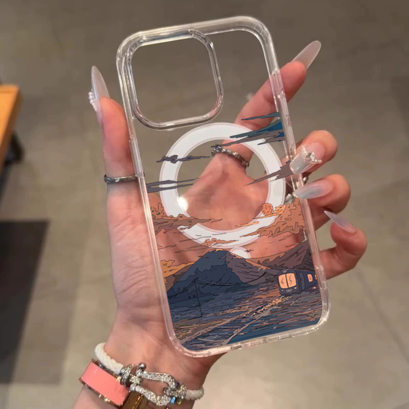 جراب هاتف عصري بنمط غروب الشمس - مراجعة Phone Cases Mous وسعره
