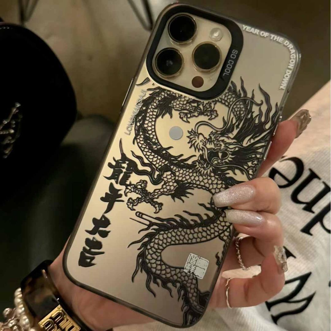 غطاء هاتف فاخر بتصميم التنين ا - مراجعة Phone Cases Rugged وسعره