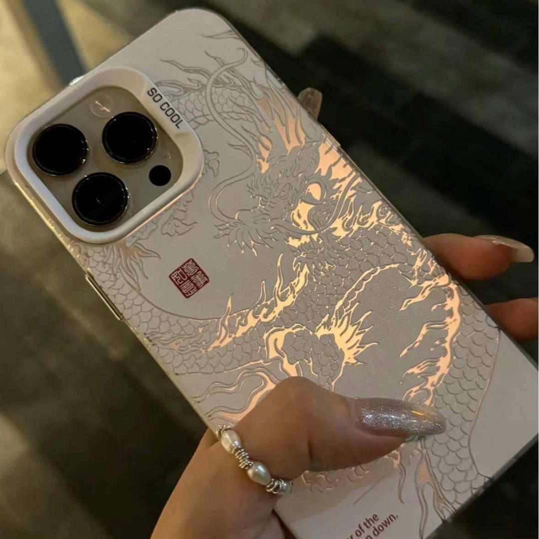 غطاء هاتف فاخر بتصميم التنين ا - مراجعة Phone Cases Rugged وسعره
