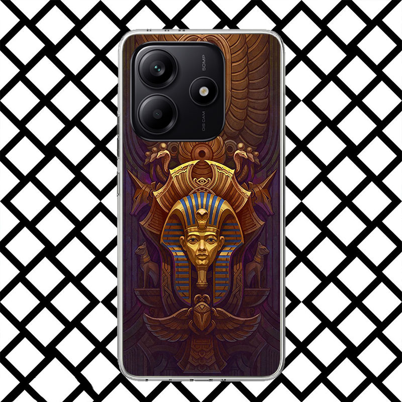 غطاء هاتف بتصميم نفرتيتي وأنوب - مراجعة Phone Cases Egypt وسعره