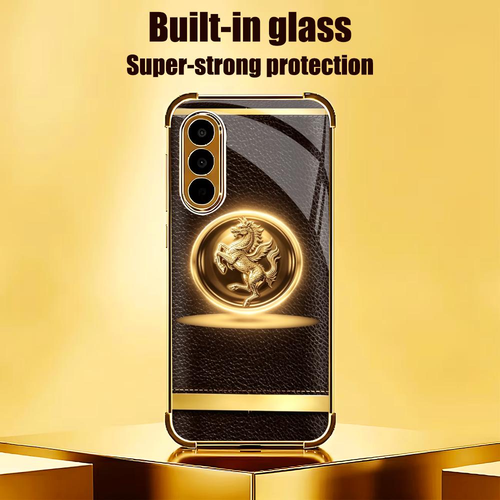 حافظة هاتف فاخرة بلون ذهبي بني - مراجعة Phone Cases Quad Lock وسعره