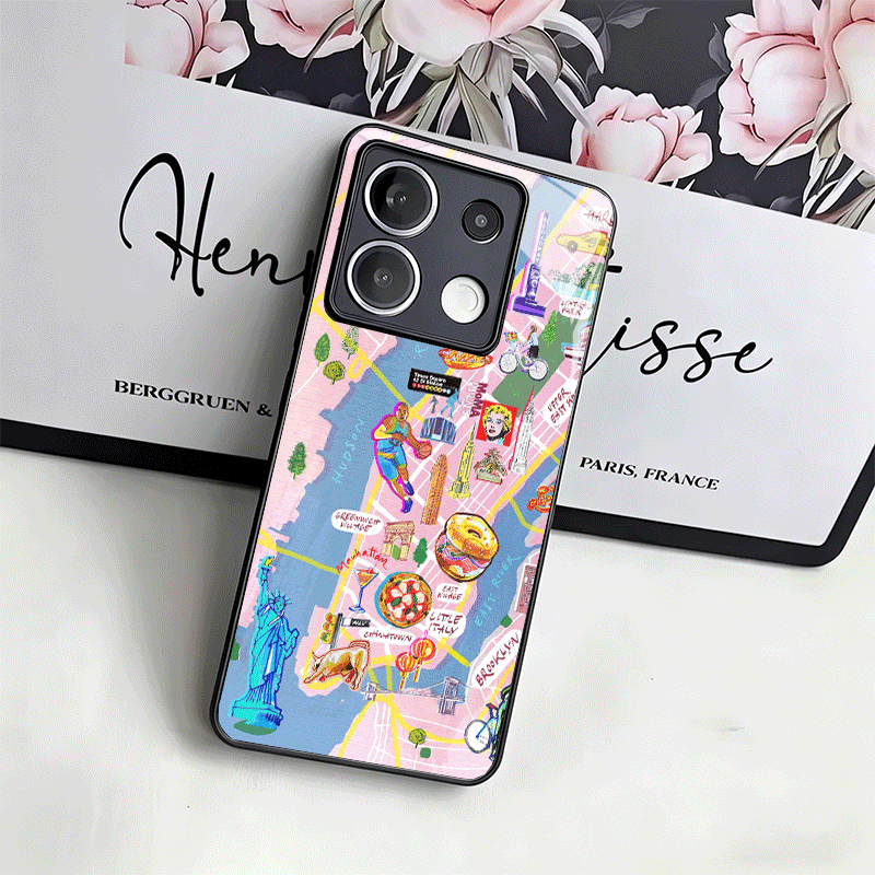 غطاء هاتف زجاجي بتصميم مدينة ن - مراجعة Phone Cases York وسعره
