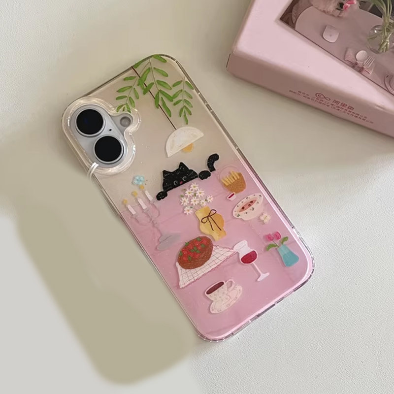 جراب هاتف بتصميم قطة سوداء صغي - مراجعة Phone Cases Girls وسعره