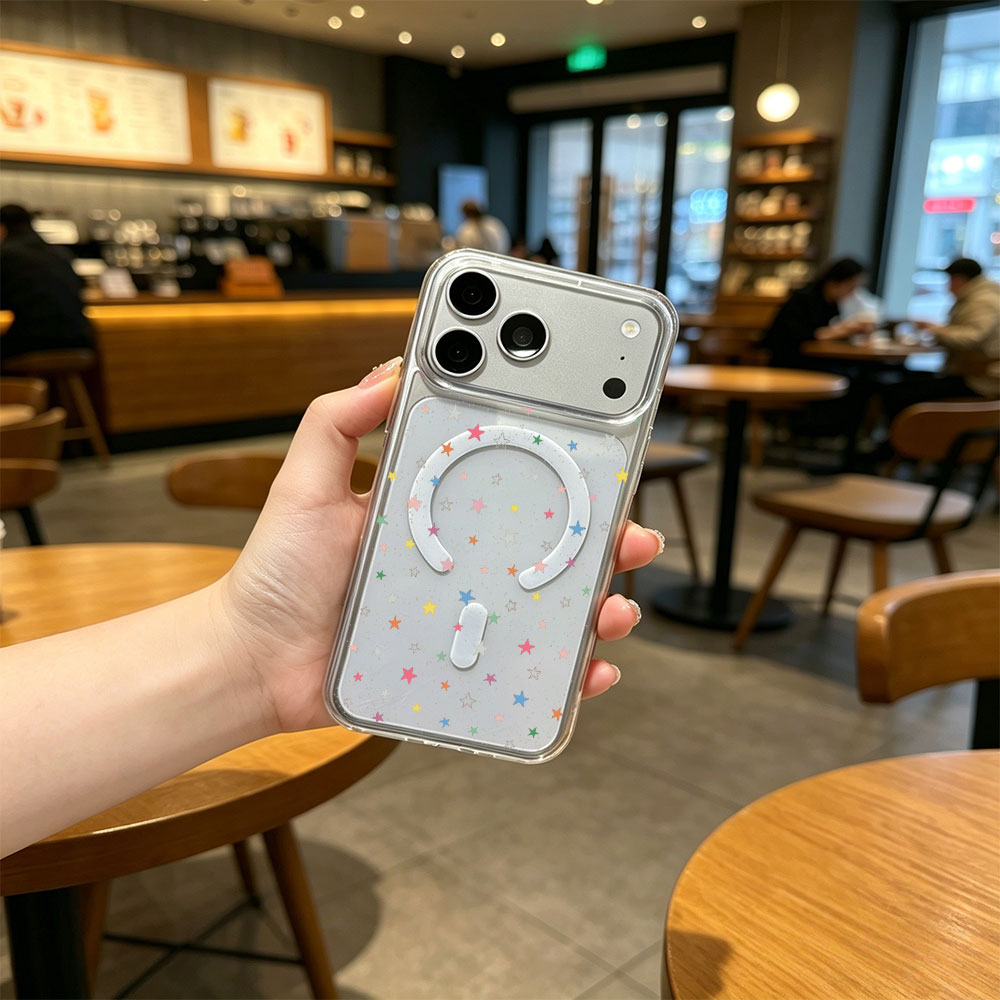 غطاء هاتف بنمط النجوم الصغيرة  - مراجعة Phone Cases With Magnet وسعره