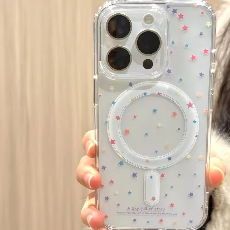 غطاء هاتف بنمط النجوم الصغيرة  - مراجعة Phone Cases With Magnet وسعره