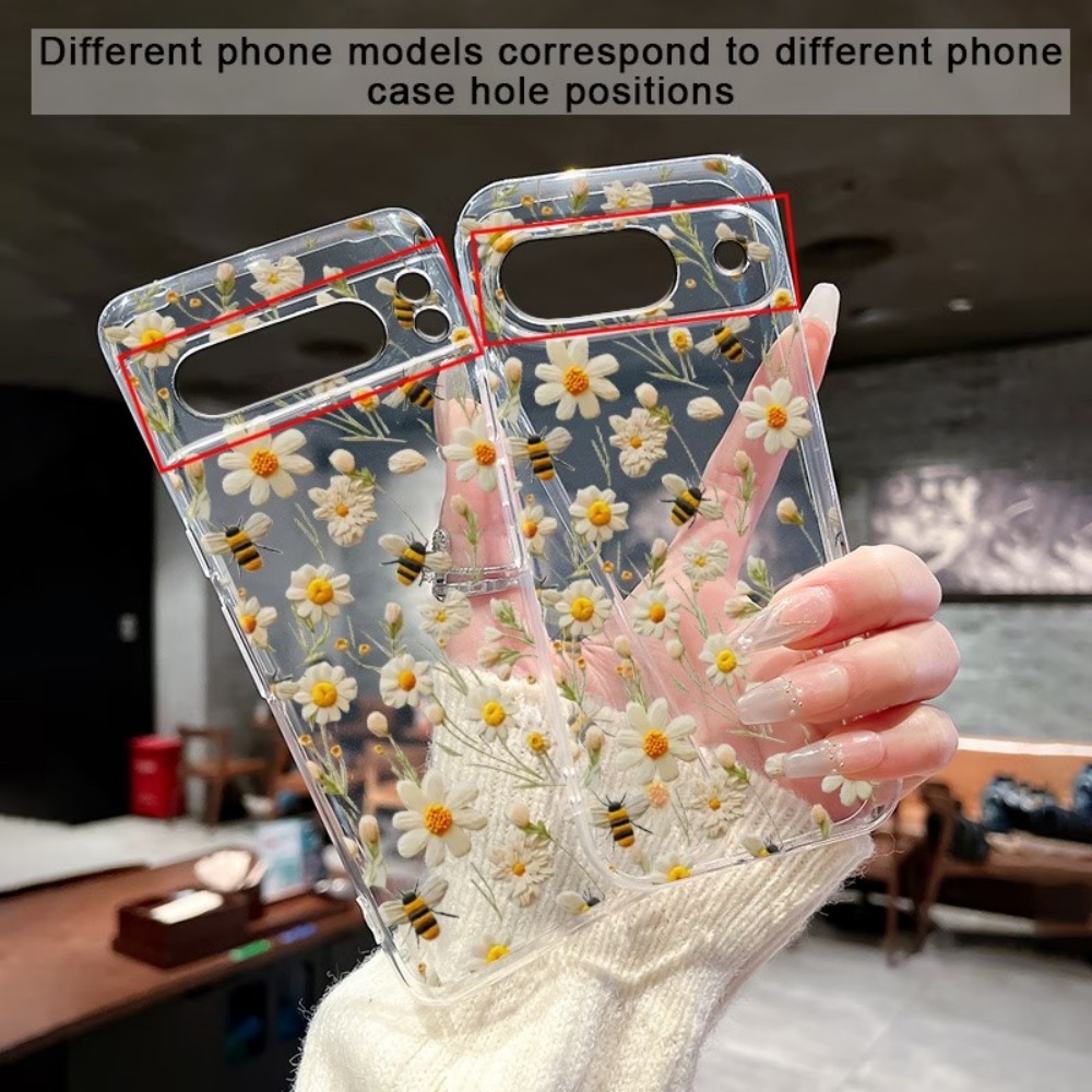 غطاء هاتف شفاف ناعم بنمط نحلة  - مراجعة Phone Cases Google Pixel 7 وسعره