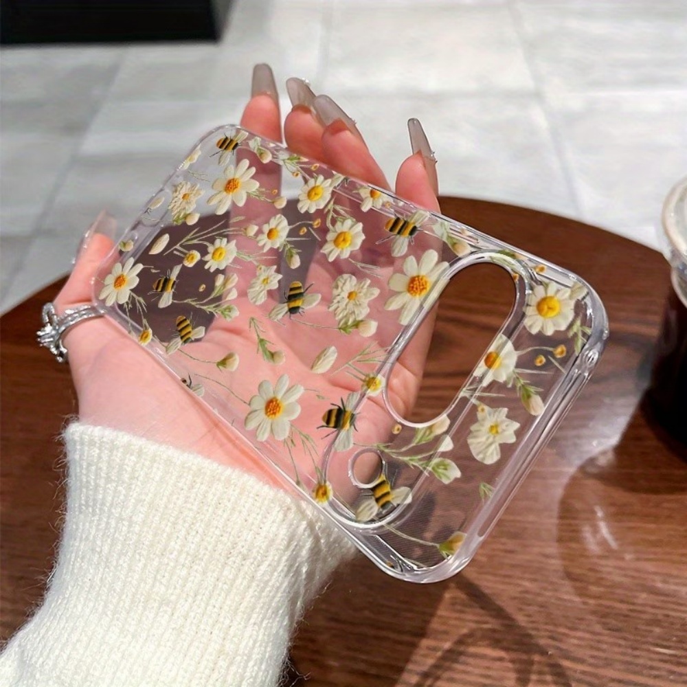غطاء هاتف شفاف ناعم بنمط نحلة  - مراجعة Phone Cases Google Pixel 7 وسعره