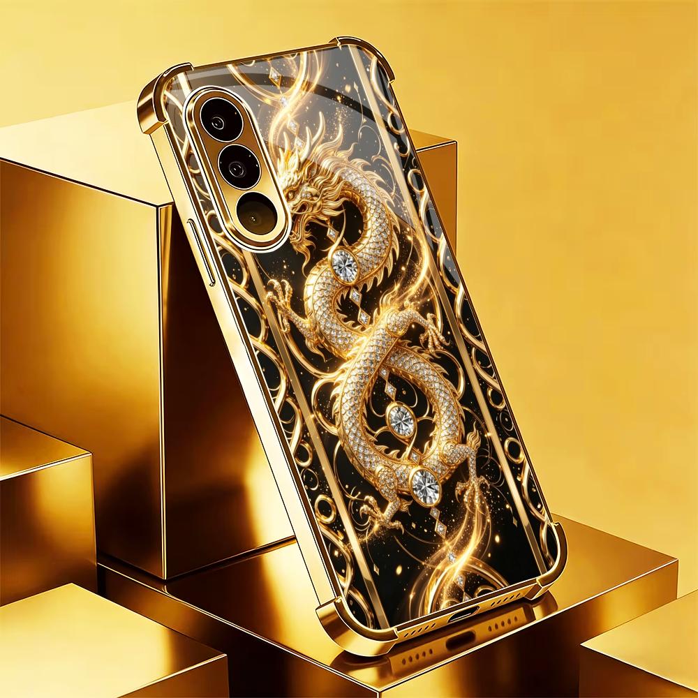 جراب هاتف فاخر بتصميم التنين ا - مراجعة Phone Cases Quad Lock وسعره