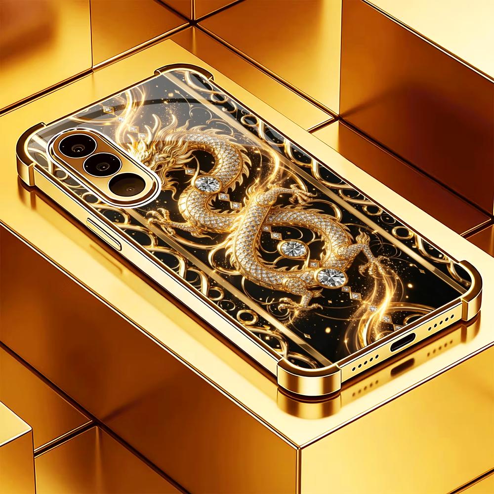 جراب هاتف فاخر بتصميم التنين ا - مراجعة Phone Cases Quad Lock وسعره