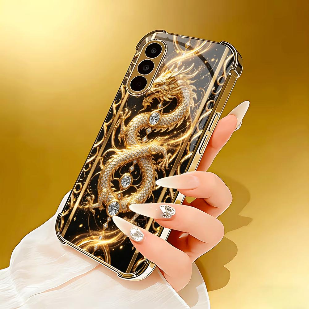 جراب هاتف فاخر بتصميم التنين ا - مراجعة Phone Cases Quad Lock وسعره