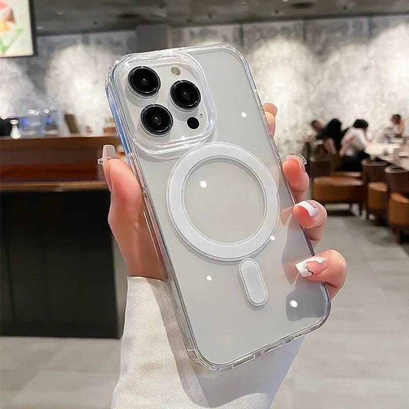 غطاء شفاف متوافق مع شحن Magsaf - مراجعة Phone Cases With Magnet وسعره