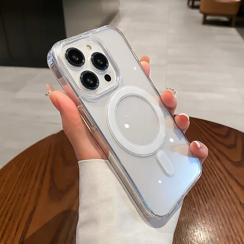 غطاء شفاف متوافق مع شحن Magsaf - مراجعة Phone Cases With Magnet وسعره
