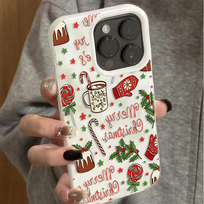 غطاء هاتف لطيف بنمط عيد الميلا - مراجعة Phone Cases Cute وسعره