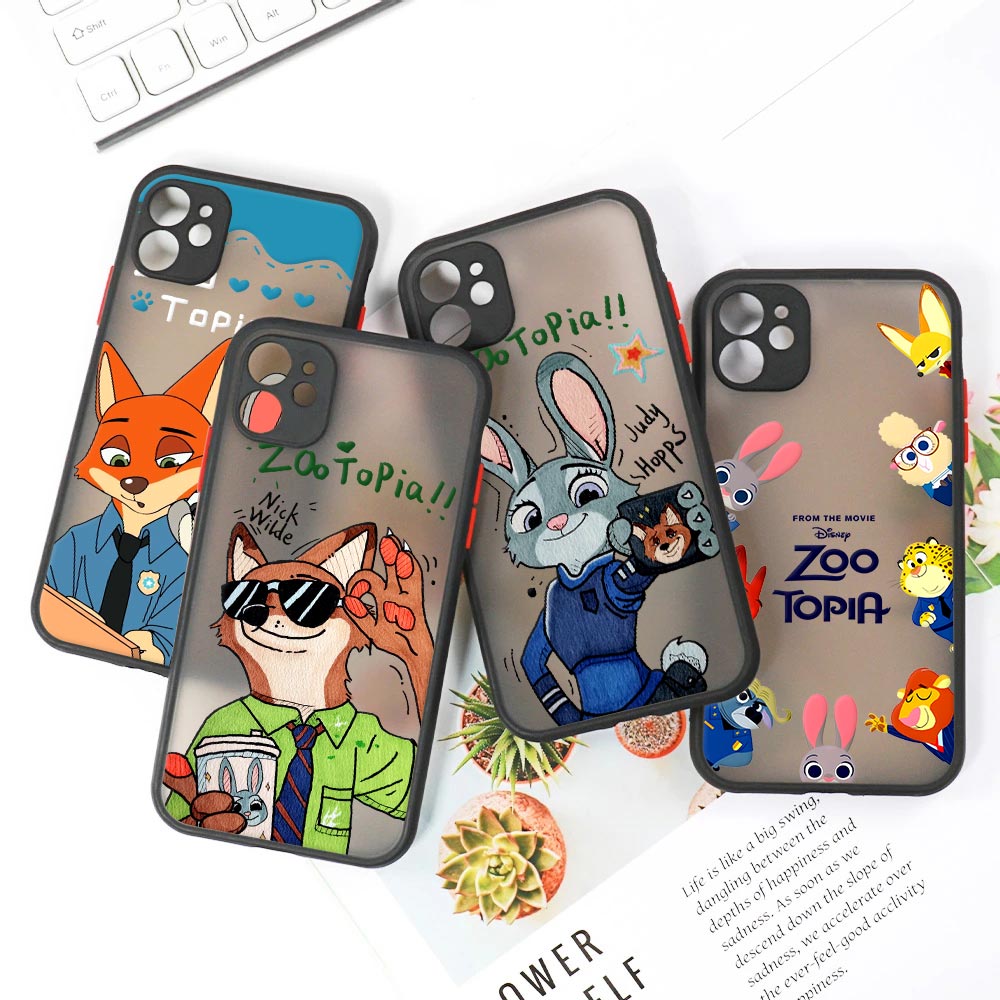 جراب ديزني نيك جودي شفاف غير ل - مراجعة Phone Cases Mous وسعره