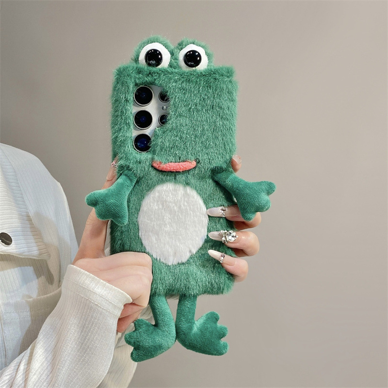 غطاء هاتف على شكل ضفدع مخملي،  - مراجعة Phone Cases Cute وسعره