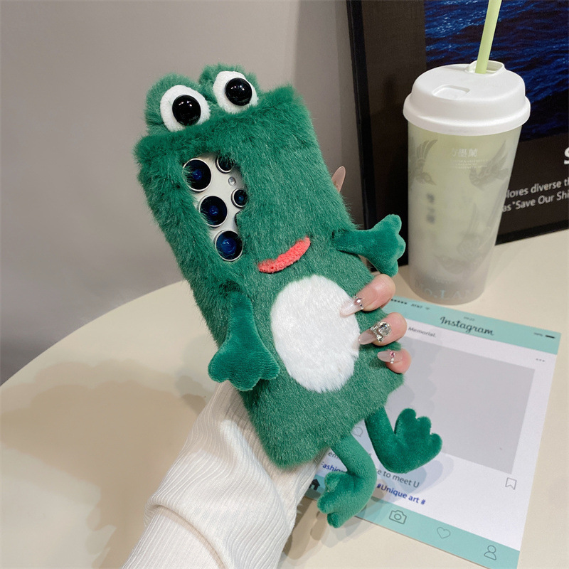 غطاء هاتف على شكل ضفدع مخملي،  - مراجعة Phone Cases Cute وسعره